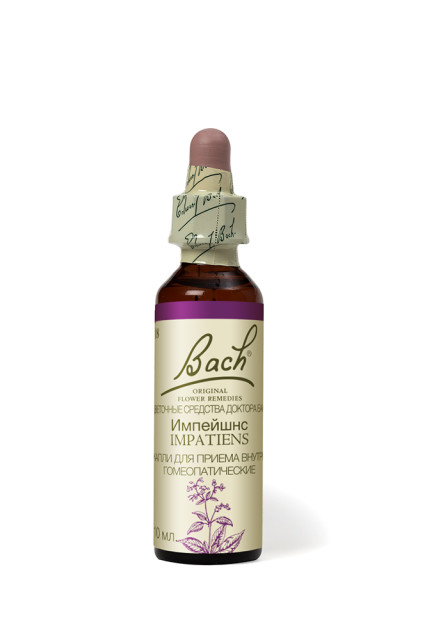 Изображение товара Цветы Баха Импейшнс капли №18 для спокойствия и терпения 10 мл