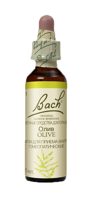 Изображение товара Цветы Баха Олив капли №23 10мл для восстановления энергии и усталости
