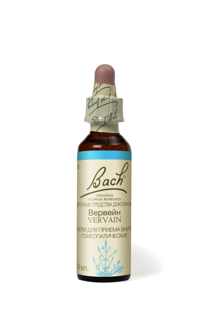 Изображение товара Цветы Баха Вервейн капли №31 10мл для снятия стресса и эмоциональной нагрузки