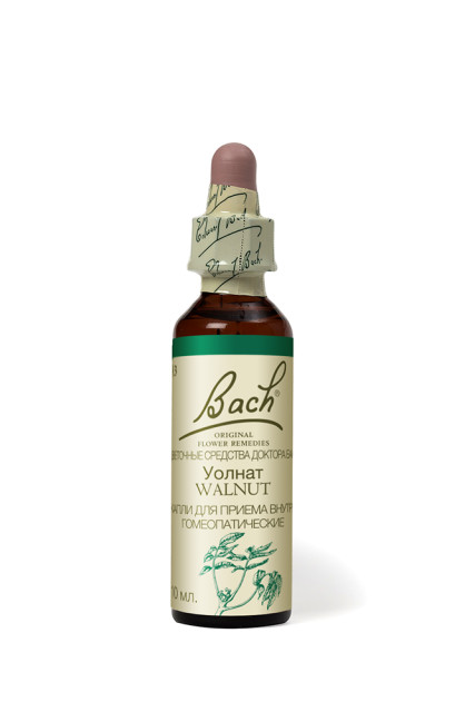 Изображение товара Цветы Баха Уолнат капли №33 10мл помощь при переменах стрессе