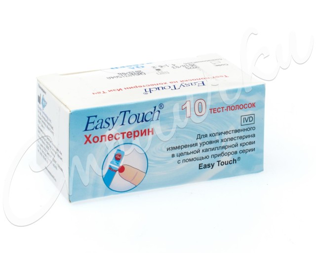 Изображение товара Тест-полоски для измерения холестерина Easy Touch 10 шт