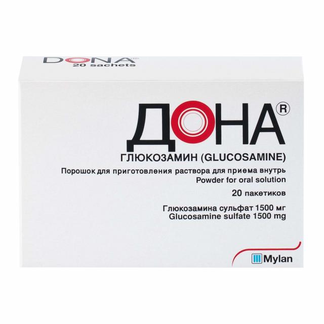 Изображение товара Дона порошок для приготовления раствора внутрь 1500мг №20