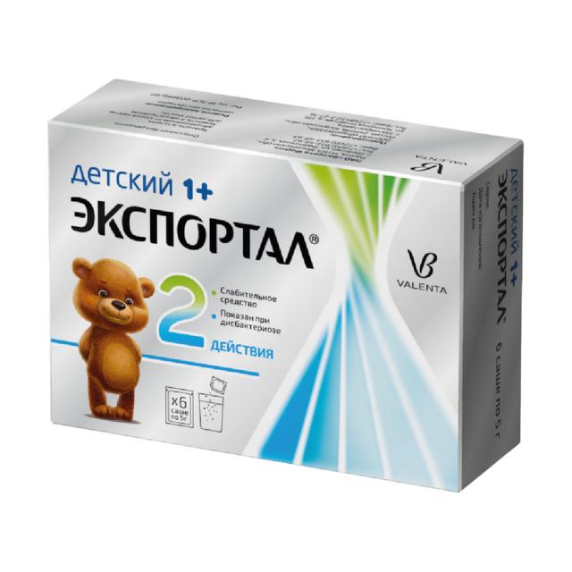 Изображение товара Экспортал порошок 5г №6 слабительное средство для регулировки стула