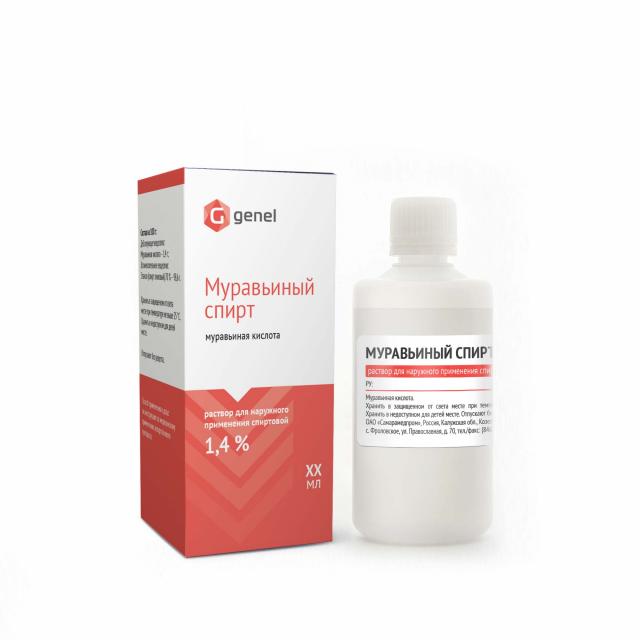 Изображение товара Муравьиный спирт 1,4% 100мл СМП