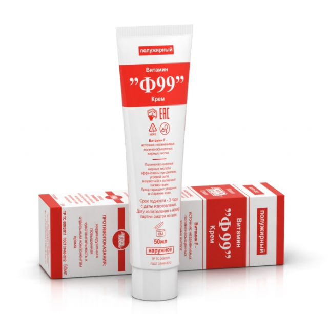 Изображение товара Витамин Ф99 крем полужирный 50г