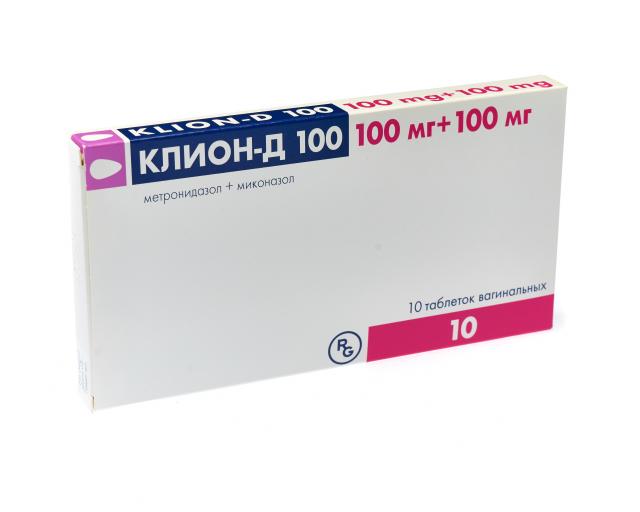 Клион-Д таблетки вагинальные 100мг №10  в Лыткарино по цене от .