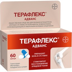 Терафлекс Адванс капсулы №60 купить в Москве по цене от 1787 рублей