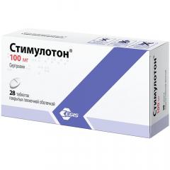 Стимулотон таблетки покрытые оболочкой 100мг №28 купить в Москве по цене от 0 рублей