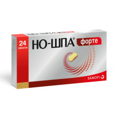Но-шпа форте таблетки 80мг №24 купить в Москве по цене от 156.5 рублей