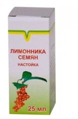 Лимонника семян настойка 25мл купить в Москве по цене от 48 рублей