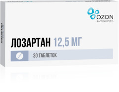 Лозартан Озон таблетки покрытые оболочкой 12,5мг №30