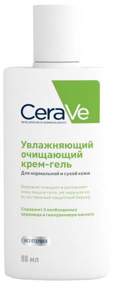 ЦераВе крем-гель для лица и тела очищающий для нормальной и сухой кожи 88мл купить в Москве по цене от 505 рублей