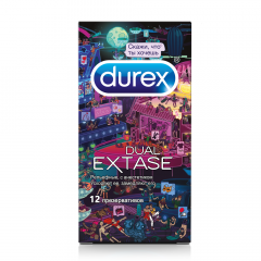 Дюрекс презервативы Dual Extase/Дудл №12