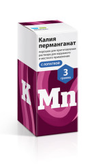 ПКУ Калия перманганат Реневал порошок с лопаткой 3г купить в Москве по цене от 55.5 рублей
