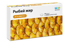 Рыбий жир Реневал Омега-3 капсулы №48 купить в Москве по цене от 405 рублей