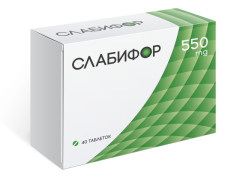 Слабифор таблетки 550мг №40 купить в Москве по цене от 272 рублей