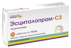 Эсциталопрам-СЗ таблетки 10мг №30