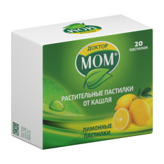 Доктор Мом пастилки Лимон №20 купить в Москве по цене от 156 рублей