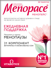 Менопейс Изофлавоны таблетки №30
